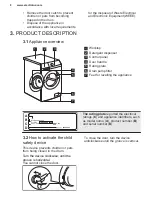 Предварительный просмотр 8 страницы Electrolux EW2W3068E3 User Manual