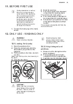 Предварительный просмотр 23 страницы Electrolux EW2W3068E3 User Manual