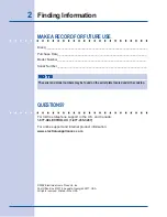 Preview for 2 page of Electrolux EW30CC55G S Use & Care Manual