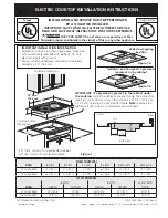 Electrolux EW30CC55GS - 30in Electric Cooktop Installation Instructions Manual preview