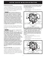 Preview for 5 page of Electrolux EW30CC55GS - 30in Electric Cooktop Installation Instructions Manual