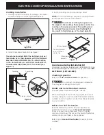 Preview for 6 page of Electrolux EW30CC55GS - 30in Electric Cooktop Installation Instructions Manual