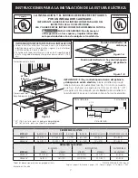 Preview for 7 page of Electrolux EW30CC55GS - 30in Electric Cooktop Installation Instructions Manual