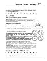 Предварительный просмотр 27 страницы Electrolux EW30CC55GS3 Use And Care Manual