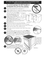 Preview for 3 page of Electrolux EW30DS65GB5 Installation Instructions Manual