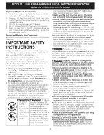 Preview for 4 page of Electrolux EW30DS65GB5 Installation Instructions Manual