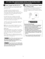 Preview for 5 page of Electrolux EW30DS65GB5 Installation Instructions Manual