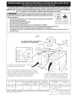 Preview for 15 page of Electrolux EW30DS65GB5 Installation Instructions Manual