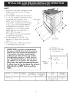 Preview for 2 page of Electrolux EW30DS65GB6 Installation Instructions Manual