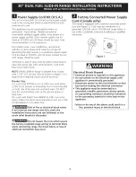 Preview for 5 page of Electrolux EW30DS65GB6 Installation Instructions Manual