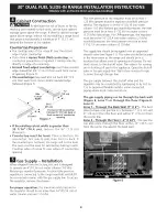 Preview for 8 page of Electrolux EW30DS65GB6 Installation Instructions Manual