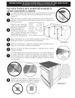 Preview for 17 page of Electrolux EW30DS65GB6 Installation Instructions Manual