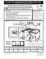 Electrolux EW30DS65GS - 30" Slide-In Dual Fuel Range Installation Instructions Manual preview