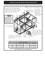 Предварительный просмотр 3 страницы Electrolux EW30EC55GB - 30" - Electric Cooktop Installation Instructions Manual