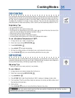 Preview for 31 page of Electrolux EW30ES65G B Use And Care Manual