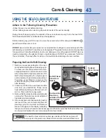 Предварительный просмотр 43 страницы Electrolux EW30ES6CGB Use & Care Manual