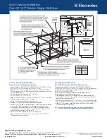 Preview for 4 page of Electrolux EW30EW55G - 30 in. Single Wall Oven Specification