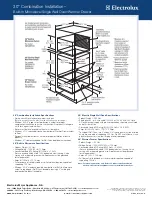 Preview for 6 page of Electrolux EW30EW55G - 30 in. Single Wall Oven Specification