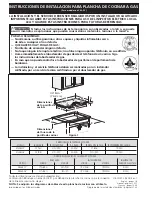 Preview for 10 page of Electrolux EW30GC55G S Installation Instructions Manual