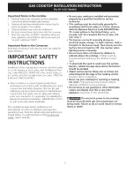 Preview for 2 page of Electrolux EW30GC55GB2 Installation Instructions Manual