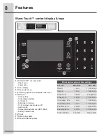 Предварительный просмотр 8 страницы Electrolux EW30GS75KS Use And Care Manual