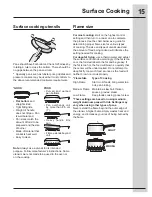 Предварительный просмотр 15 страницы Electrolux EW30GS75KS Use And Care Manual