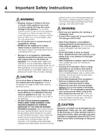 Preview for 4 page of Electrolux EW30GS75KSA Use & Care Manual