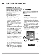 Preview for 44 page of Electrolux EW30GS75KSA Use & Care Manual