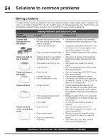 Preview for 54 page of Electrolux EW30GS75KSA Use & Care Manual