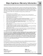 Preview for 19 page of Electrolux EW30IC60LB Use And Care Manual