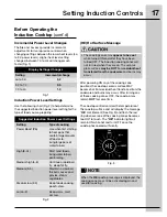 Preview for 17 page of Electrolux EW30IF60IS Use And Care Manual