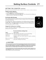 Preview for 21 page of Electrolux EW30IS65JSC Use & Care Manual