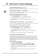 Preview for 40 page of Electrolux EW30IS65JSC Use & Care Manual