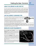 Preview for 17 page of Electrolux EW30IS6CJS Use And Care Manual