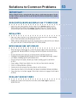 Preview for 53 page of Electrolux EW30IS6CJS Use And Care Manual