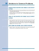 Preview for 56 page of Electrolux EW30IS6CJS Use And Care Manual