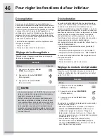 Предварительный просмотр 46 страницы Electrolux EW30MC65JS (French) Manual D’Utilisation Et D’Entretien