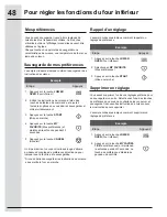 Предварительный просмотр 48 страницы Electrolux EW30MC65JS (French) Manual D’Utilisation Et D’Entretien