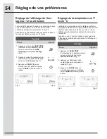 Предварительный просмотр 54 страницы Electrolux EW30MC65JS (French) Manual D’Utilisation Et D’Entretien