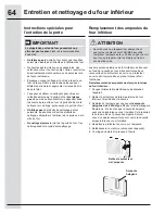 Предварительный просмотр 64 страницы Electrolux EW30MC65JS (French) Manual D’Utilisation Et D’Entretien