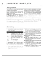 Preview for 6 page of Electrolux EW30MO55HSA Use & Care Manual