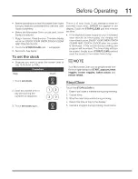 Preview for 11 page of Electrolux EW30MO55HSA Use & Care Manual