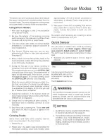 Preview for 13 page of Electrolux EW30MO55HSA Use & Care Manual