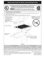 Preview for 1 page of Electrolux EW36IC60I - 36 in. Induction Cooktop Installation Instructions Manual