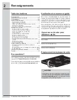 Preview for 2 page of Electrolux EW36IC60LB (French) Guide D'Utilisation Et D'Entretien