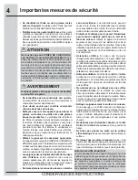 Preview for 4 page of Electrolux EW36IC60LB (French) Guide D'Utilisation Et D'Entretien