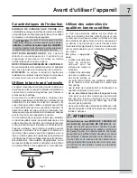 Preview for 7 page of Electrolux EW36IC60LB (French) Guide D'Utilisation Et D'Entretien