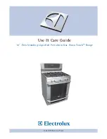 Preview for 1 page of Electrolux EW3LGF65G Use And Care Manual