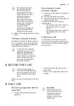 Предварительный просмотр 11 страницы Electrolux EW6C428W User Manual