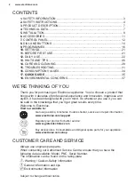 Preview for 2 page of Electrolux EW6F4248K6 User Manual